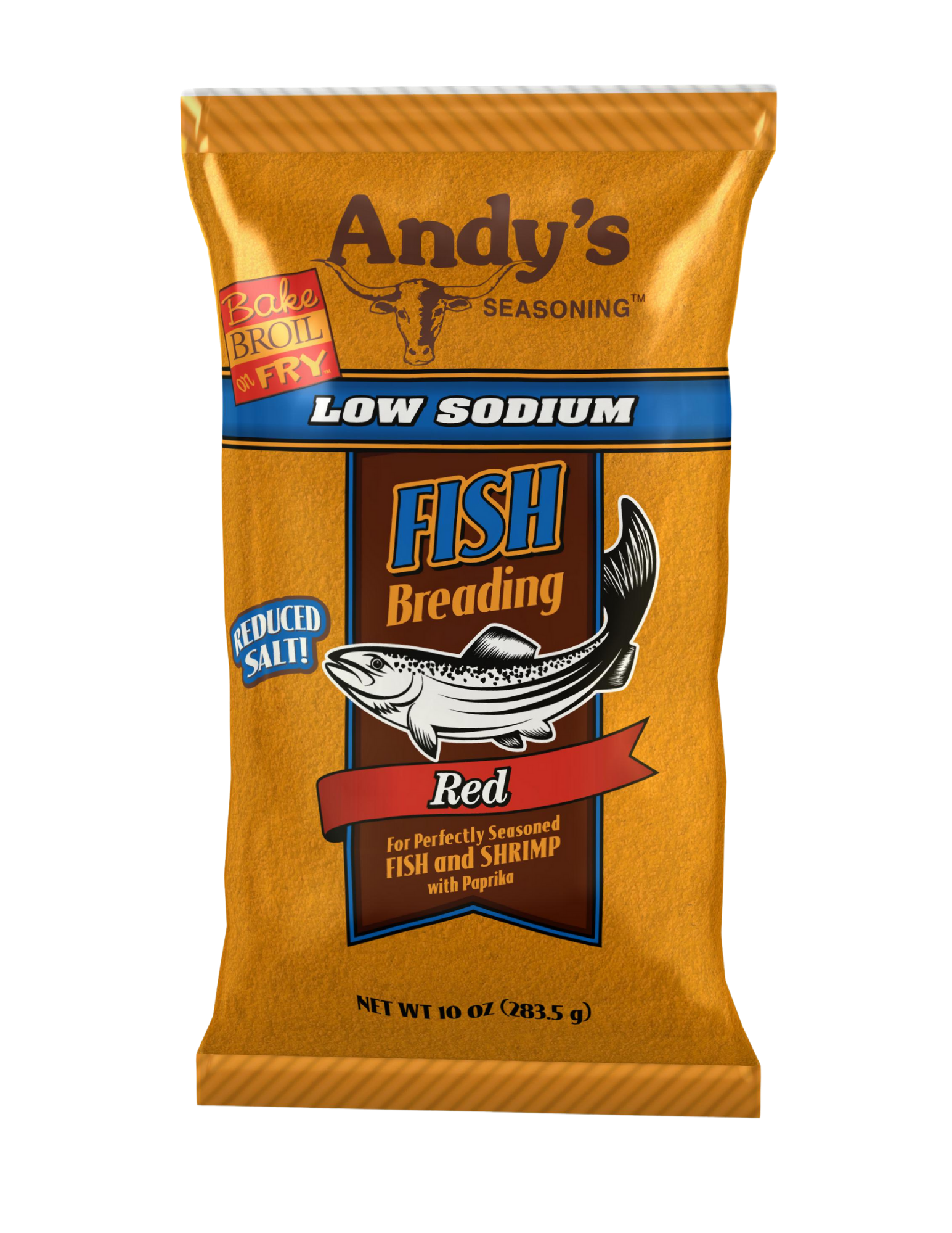 Red Low-Sodium Fish Breading
